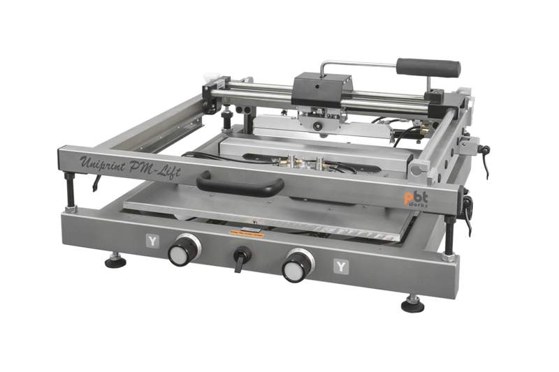 PBT Works Manual stencil printers UniPRINT stencil printer