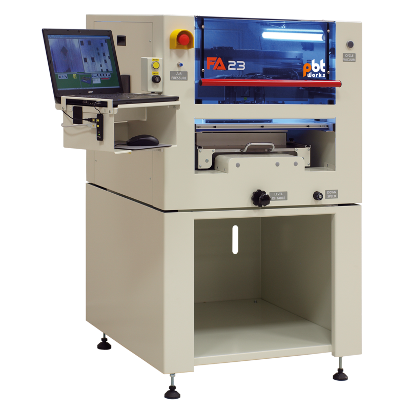 PBT Works Semiautomatic stencil printers Fa23 stencil printer